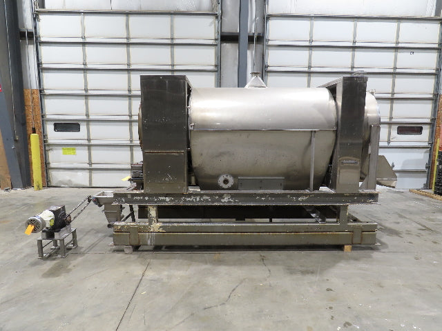 Stainless Steel Industrial Sifter 32" ID 5' Screen Marshmallow Tumbler 10' Auger