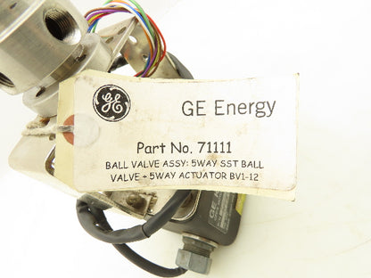 General Electric 71111 KVB Enertec CFDS Motorized Ball Valve 115VAC 150W 1/4"NPT