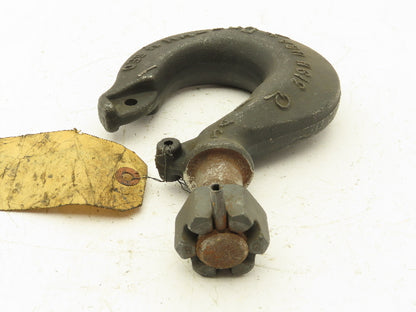 Crosby 319N JA 7 Ton Alloy Hoist Hook Swivel Shank Latch Type