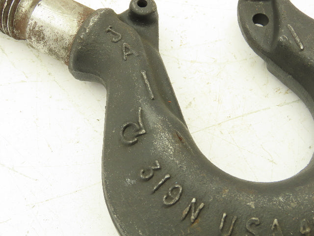 Crosby 319N JA 7 Ton Alloy Hoist Hook Swivel Shank Latch Type