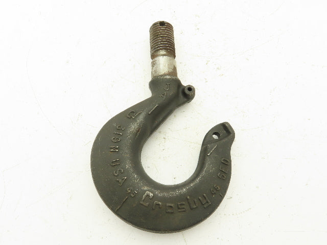 Crosby 319N JA 7 Ton Alloy Hoist Hook Swivel Shank Latch Type