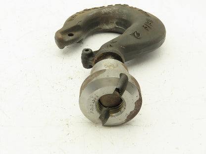 Crosby 319N JA 7 Ton Alloy Hoist Hook Threaded Swivel Shank Latch Type