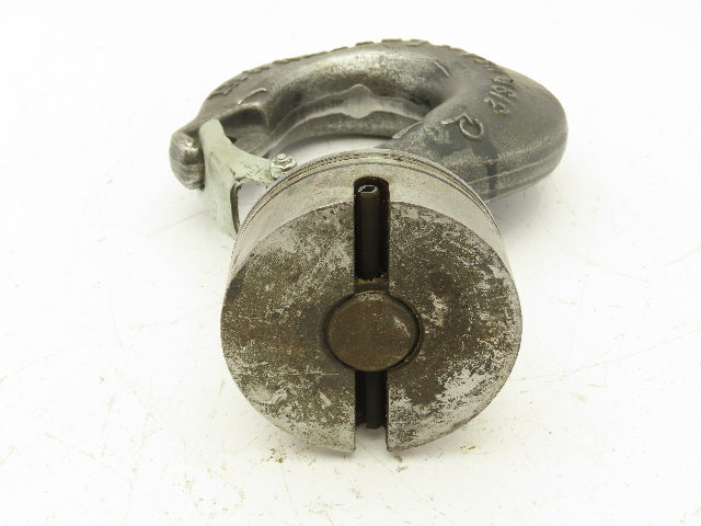 Crosby 319N JA 7 Ton Alloy Hoist Hook Threaded Swivel Shank w/Latch