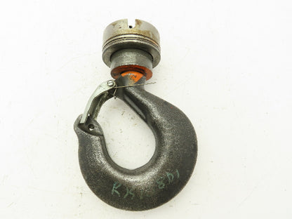 Crosby 319N JA 7 Ton Alloy Hoist Hook Threaded Swivel Shank w/Latch