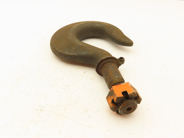 Crosby KA 11 Ton Alloy Hoist Hook Threaded Swivel Shank Latch Type