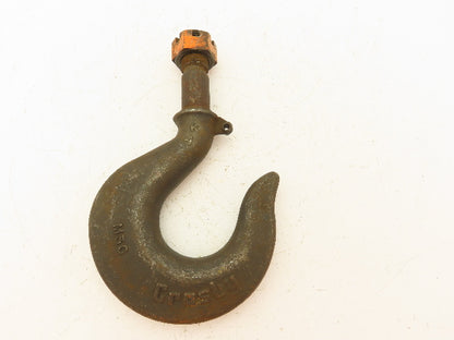 Crosby KA 11 Ton Alloy Hoist Hook Threaded Swivel Shank Latch Type