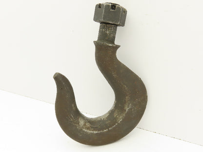 Crosby 7.5 Ton Hoist Hook Threaded Swivel Shank Non-Latching