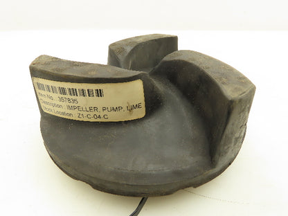 Weir B1052R55 Rubber Slurry Pump Lime Impeller For 1.5/1 B-AHR Slurry Pumps