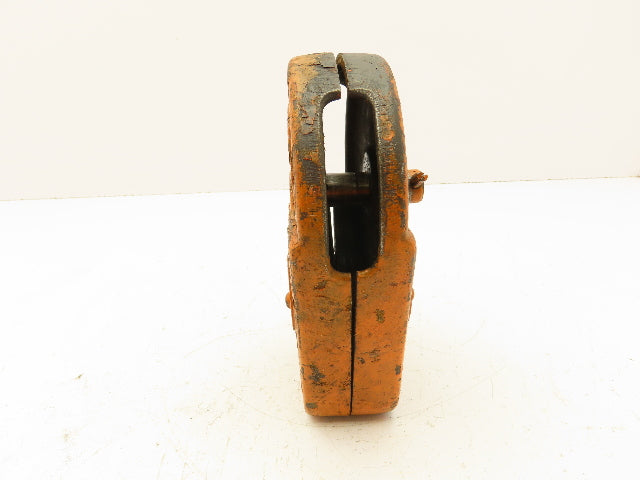 P&H 1 Ton Single Sheave Housing for Swivel Hook Snatch Block 2000 Lb Load
