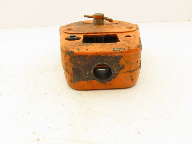 P&H 1 Ton Single Sheave Housing for Swivel Hook Snatch Block 2000 Lb Load