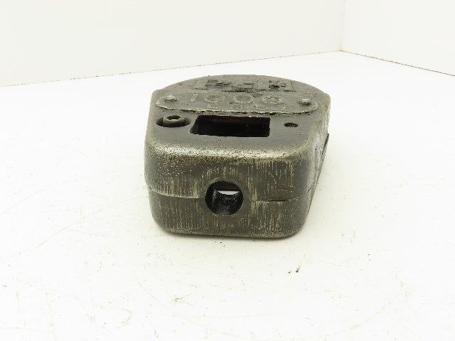 P&H 1/2 Ton Single Sheave Housing for Swivel Hook Snatch Block 1000 Lb Load
