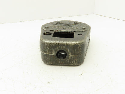 P&H 1/2 Ton Single Sheave Housing for Swivel Hook Snatch Block 1000 Lb Load