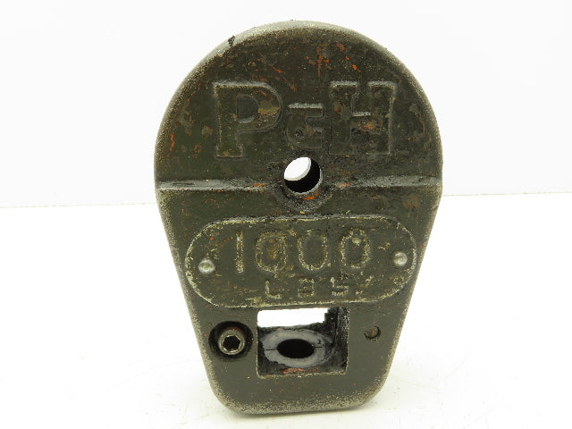 P&H 1/2 Ton Single Sheave Housing for Swivel Hook Snatch Block 1000 Lb Load