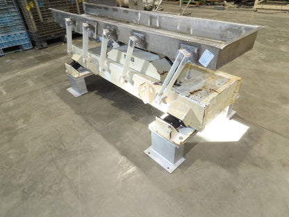 Link-Belt LBL 18"x7' Stainless Vibrating Shaker Feeder Conveyor Food Process