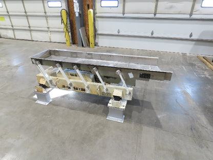 Link-Belt LBL 18"x7' Stainless Vibrating Shaker Feeder Conveyor Food Process