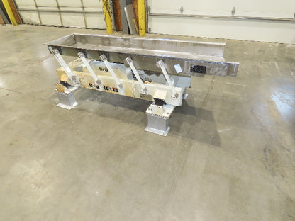 Link-Belt LBL 18"x7' Stainless Vibrating Shaker Feeder Conveyor Food Process