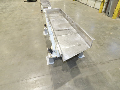 Link-Belt LBL 18"x7' Stainless Vibrating Shaker Feeder Conveyor Food Process