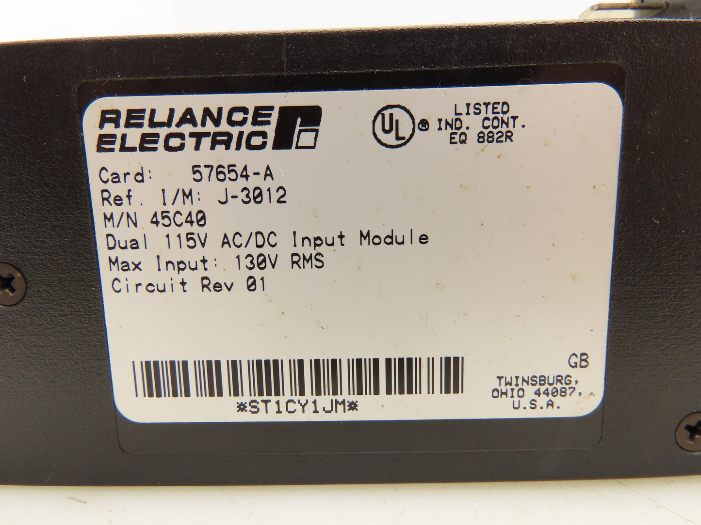 Reliance Electric 45C40 Dual AC/DC Input Module 115V Lot Of 9