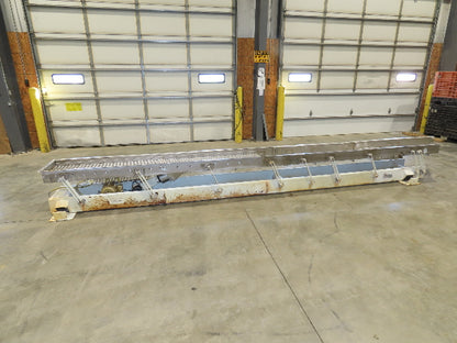 Link-Belt 18"x19' Stainless Vibrating Shaker Feeder Conveyor Food Process