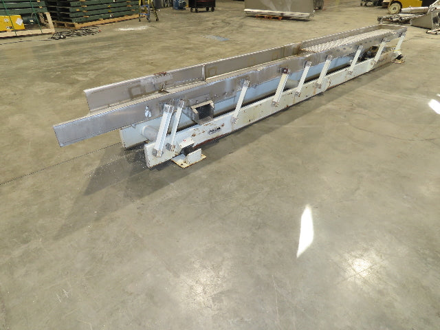 Link-Belt 18"x19' Stainless Vibrating Shaker Feeder Conveyor Food Process