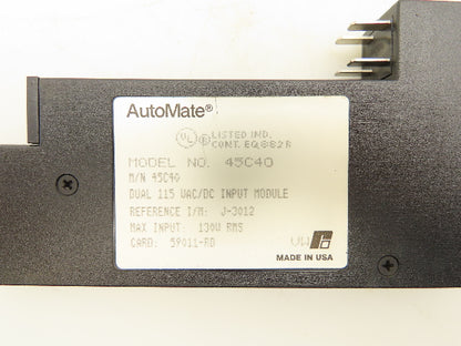 AutoMate 45C40 Dual AC/DC Input Module 115V Lot Of 10