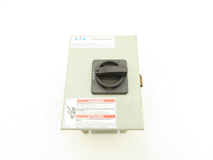 Eaton DR3016UD Nonfusible Enclosed Disconnect Switch 16A 600V 4 pole