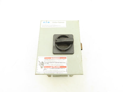 Eaton DR3016UD Nonfusible Enclosed Disconnect Switch 16A 600V 4 pole