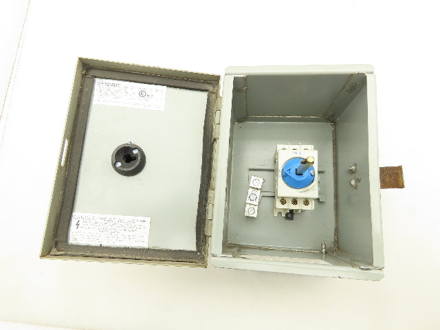 Eaton DR3016UD Nonfusible Enclosed Disconnect Switch 16A 600V 4 pole