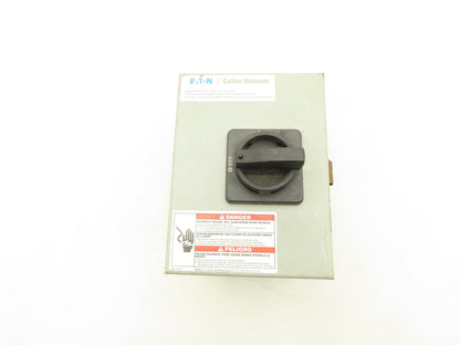 Eaton DR3016UD Nonfusible Enclosed Disconnect Switch 16A 600V 4 pole