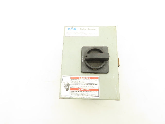 Eaton DR3016UD Nonfusible Enclosed Disconnect Switch 16A 600V 4 pole