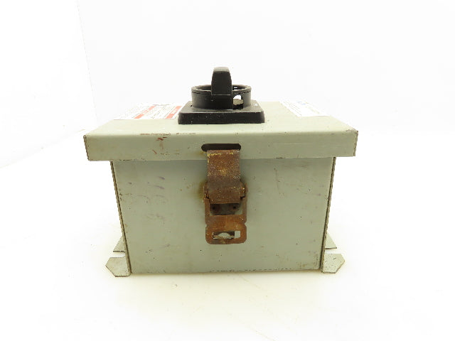 Eaton DR3016UD Nonfusible Enclosed Disconnect Switch 16A 600V 4 pole