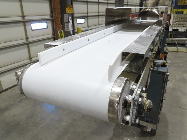 Proctor & Schwartz Hydraulic Powered Swivel Arm Feed Conveyor Food Processing