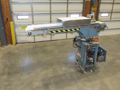 Proctor & Schwartz Hydraulic Powered Swivel Arm Feed Conveyor Food Processing
