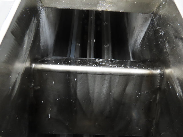 Rotary Sifter Commercial Stainless Steel 92" Long 10" Wiper Double Fed 1/4" Hole