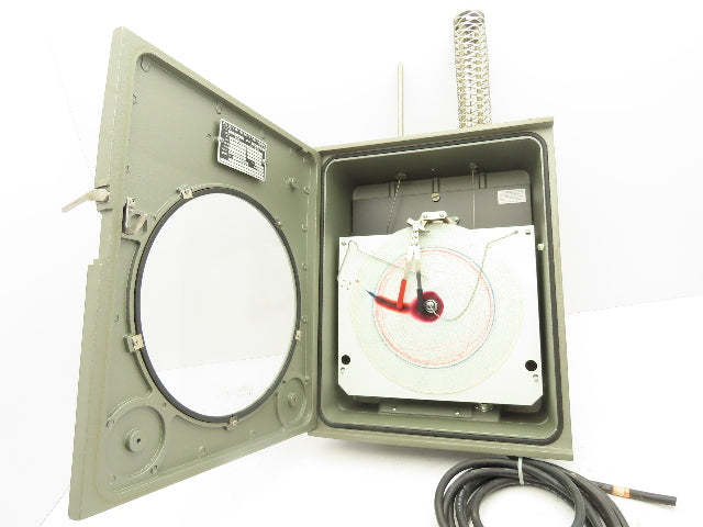 Weksler ROT2W9 Temperature Chart Recorder 110V 8W Chart W7-100-0-10 REV. 7 Day