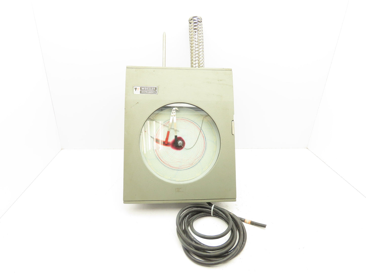 Weksler ROT2W9 Temperature Chart Recorder 110V 8W Chart W7-100-0-10 REV. 7 Day
