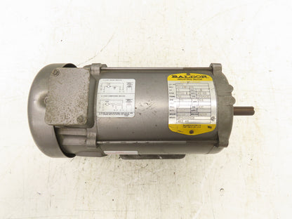 Baldor D1152 Direct Current DC Motor 1/2HP 1750 RPM 115V 4.8A 56 Frame