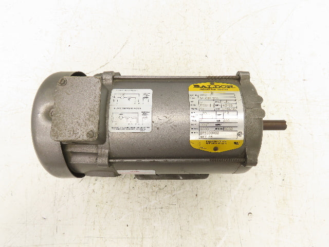 Baldor D1152 Direct Current DC Motor 1/2HP 1750 RPM 115V 4.8A 56 Frame