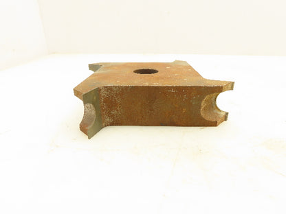 1" Bore Shaper Cutter Head Molding Profile Stair Tread Nose 3/4" Round Lot of 4