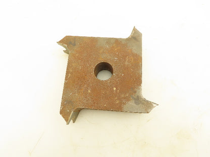 1" Bore Shaper Cutter Head Molding Profile Stair Tread Nose 3/4" Round Lot of 4