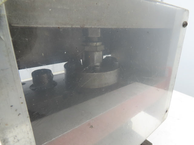 12 Ton Hydraulic Die Punch Press Bench Top 3000PSI 6" Open Die