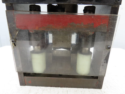 12 Ton Hydraulic Die Punch Press Bench Top 3000PSI 6" Open Die