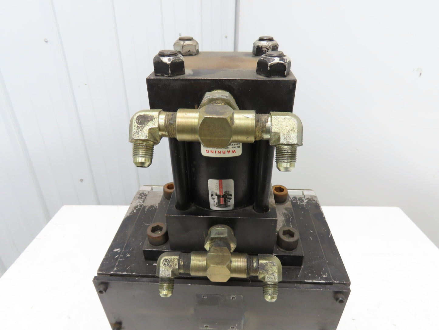 12 Ton Hydraulic Die Punch Press Bench Top 3000PSI 6" Open Die