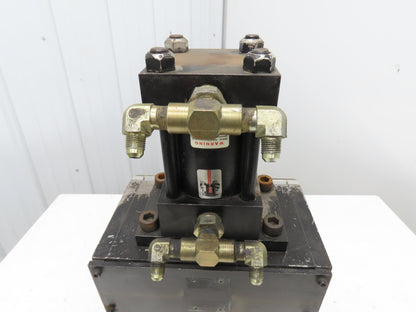 12 Ton Hydraulic Die Punch Press Bench Top 3000PSI 6" Open Die