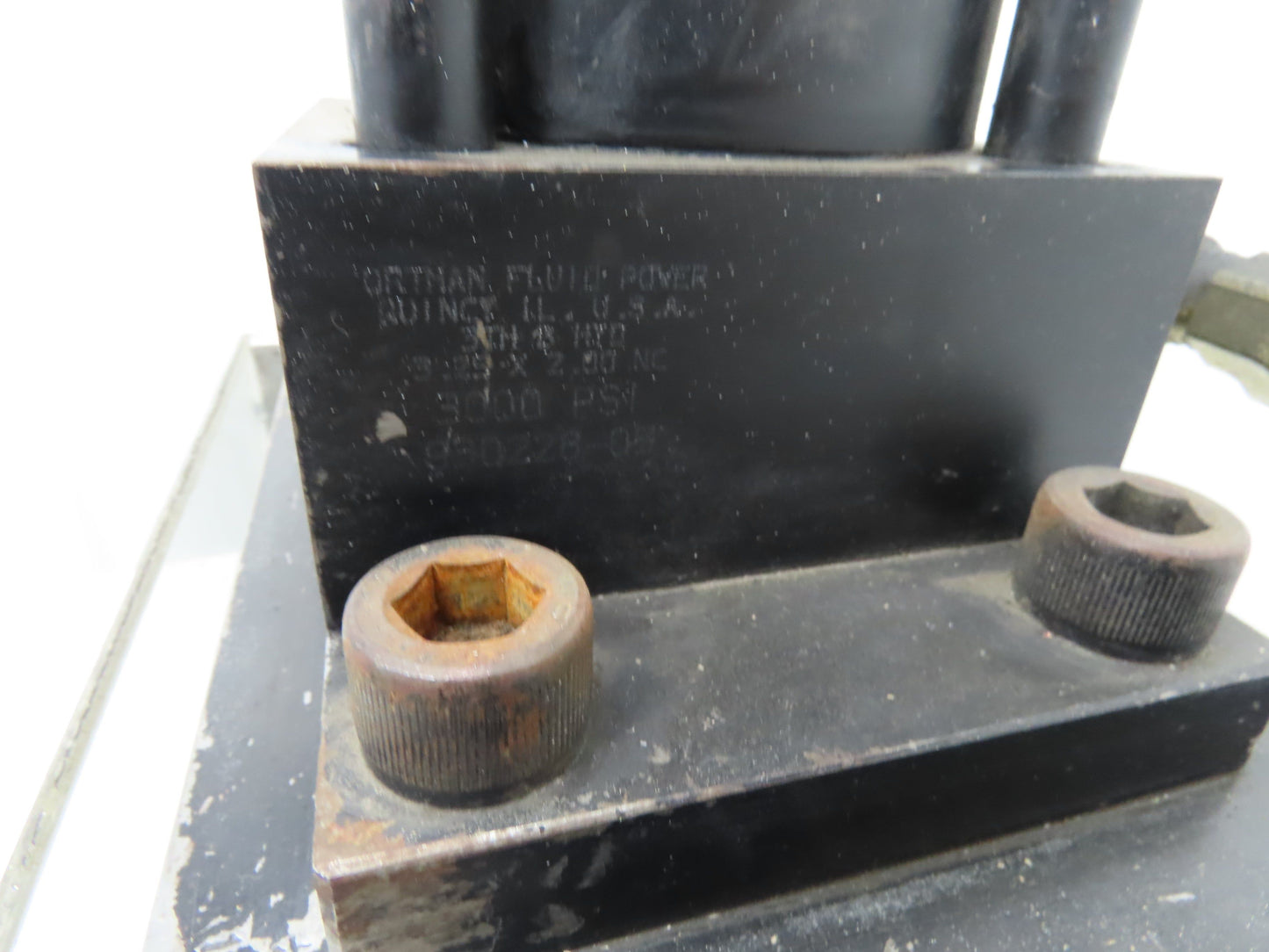 12 Ton Hydraulic Die Punch Press Bench Top 3000PSI 6" Open Die