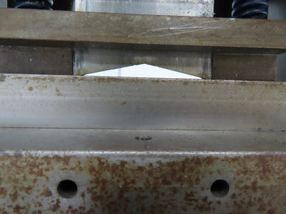 12 Ton Hydraulic Die Punch Press Bench Top 3000PSI 6" Open Die