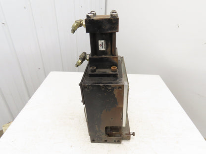 12 Ton Hydraulic Die Punch Press Bench Top 3000PSI 6" Open Die