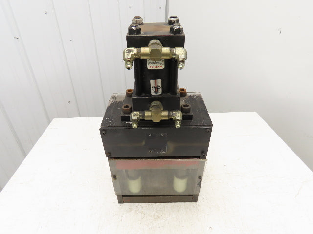12 Ton Hydraulic Die Punch Press Bench Top 3000PSI 6" Open Die