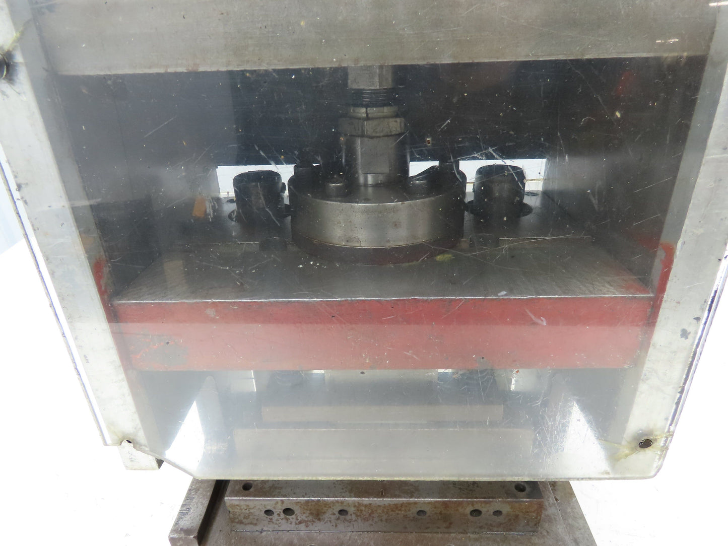 12 Ton Hydraulic Die Punch Press Bench Top 3000PSI 6" Open Die