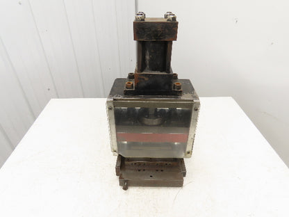 12 Ton Hydraulic Die Punch Press Bench Top 3000PSI 6" Open Die